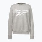 Hoodie Sweatshirt Damen Reebok Identity Big Logo Fleece Crew medium grey heather