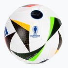 Fußball adidas Fussballiebe Trainig Euro 2024 white/black/glow blue Größe 5