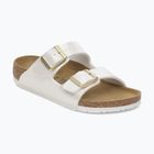Kinder-Pantoletten BIRKENSTOCK Arizona Birko-Flor Narrow electric metallic pearl