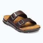 Herren-Badelatschen BIRKENSTOCK Arizona Crosstown Oiled Leather Regular habana/black