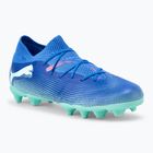 Fußballschuhe Kinder PUMA Future 7 Match FG/AG Jr bluemazing/puma white/electric peppermint