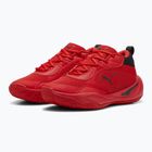 PUMA Playmaker Pro JR Kinder-Basketball-Schuhe für alle Zeit rot/puma schwarz