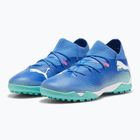 Fußballschuhe Kinder PUMA Future 7 Match TT + Mid Jr bluemazing/puma white/electric peppermint