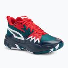 Herren-Basketball-Schuhe PUMA Genetics Club navy/kaltgrün/für alle Zeit rot