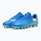 Fußballschuhe Kinder PUMA Future 7 Play FG/AG Jr hyperlink blue/mint/puma white