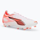 Fußballschuhe Herren PUMA Ultra 5 Pro FG/AG puma white/puma black/glowing red