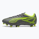 Fußballschuhe PUMA Ultra 5 Play FG/AG matte aged silver/yellow alert/puma aged silver