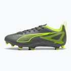 Fußballschuhe Kinder PUMA Ultra 5 Play FG/AG Jr matte aged silver/yellow alert/puma aged silver
