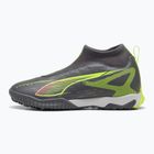 Fußballschuhe Kinder PUMA Ultra 5 Match+ LL TT + Mid Jr matte aged silver/yellow alert/puma aged silver