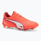 PUMA King Ultimate FG/AG Herren Fußballschuhe glühend rot/puma weiß/rot Feuer