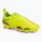 Fußballschuhe Kinder PUMA Future 8 Play FG/AG Jr yellow alert/puma black/sun struck