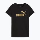 Shirt Damen PUMA ESS Metallic No. 1 Logo Tee puma black/metallic gold