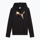 Hoodie Sweatshirt Damen PUMA  ESS Metalic Hoodie TR puma black/metallic gold