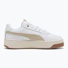 Schuhe Damen PUMA Carina Street Lux puma white/desert dust/puma gold