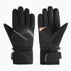Damen-Skihandschuhe ZIENER Karion-Z AS black/gold