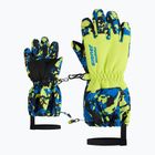 Kinder Skihandschuhe ZIENER Levio AS Minis camo persian blue