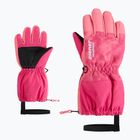 Kinder Skihandschuhe ZIENER Levio AS Minis tie dye pop pink