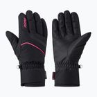 Damen-Skihandschuhe Ziener Khania-Z PR Glove black/pink lily