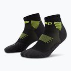 CEP Women's Compression Socks Run Low Cut 5.0 schwarz/lime