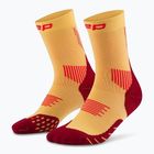 CEP Herren Kompressionssocken Run Mid Cut 5.0 marigold/burgundy