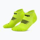 Damen Kompressionsstrümpfe CEP Run No Show 5.0 lime/black