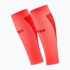 Kompressionsbandagen für Waden für Herren CEP Ultralight Calf 4.0 neon coral/red