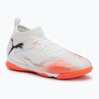 Fußballschuhe Kinder PUMA Future 8 Match It + Mid Jr puma white/puma black/glowing red