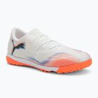 Fußballschuhe Damen PUMA Future 8 Match Low TT puma white/puma black/glowing red