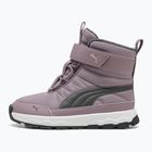 PUMA Evolve Boot AC+ PS plum jam/shadow gray Kinderschneestiefel