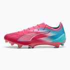 PUMA Herren Fußballschuhe Ultra 6 Ultimate Re-Charge FG hero blau/sonnenuntergangs-rosa/garnet rose