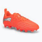 Kinder-Fußballschuhe PUMA Future 9 Play FG/AG Jr glowing red/puma white/puma black/puma silver