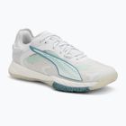 Damen-Handballschuhe PUMA Accelerate Nitro SQD 4 Game On puma white/baltic sea blue/fresh water