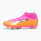 Kinder Fußballschuhe PUMA Ultra 6 Match+ LL FG/AG Jr poison pink/puma white/sun stream/bright aqua/puma black