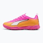 Kinder Fußballschuhe PUMA Ultra 6 Play TT Jr poison pink/puma white/sun stream/bright aqua/puma black