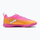 Kinder Fußballschuhe PUMA Ultra 6 Play It Jr poison pink/puma wht/sun stream/bright aqua/puma blk