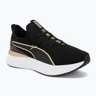 Damen-Schuhe PUMA Softride Sabrina Polished Chrome puma black/puma white/puma gold
