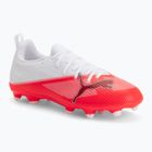 Kinder-Fußballschuhe PUMA Ultra 7 Match FG/AG Jr ultra red/puma black/puma white