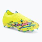 Fußballschuhe PUMA Ultra Nitro 7 Match Advanced Level FG/AG puma white/blue glimmer/pink glimmer/yellow alert