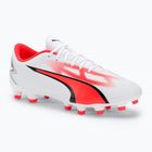 Herren Fußballschuhe PUMA Ultra Play FG/AG puma weiß/puma schwarz/fire orchid