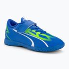 PUMA Ultra Play IT V Jr Kinder Fußballschuhe ultra blau/puma weiß/pro grün