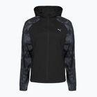 Damen-Laufjacke Puma Run AOP Favorite Woven Jacket black