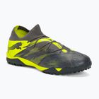 PUMA Future 7 Match Rush TT stark grau/kalt dunkelgrau/elektrische Kalk Fußballschuhe