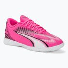 PUMA Ultra Play TT Jr Kinder Fußballschuhe Gift Pink/Puma Weiß/Puma Schwarz