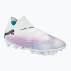 PUMA Future 7 Pro FG/AG Jr Kinder Fußballschuhe puma weiß/puma schwarz/poison pink