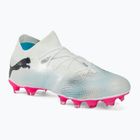 PUMA Future 7 Match FG/AG Fußballschuhe puma weiß/puma schwarz/poison pink