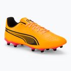 PUMA King Match Fg/Ag sun stream/puma schwarz/sunset glow Fußballschuhe