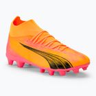 PUMA Ultra Pro FG/AG Jr Kinder Fußballschuhe sunset glow/puma schwarz/sun stream