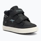 KangaROOS KaVu Primo V jet black / steel grey Kinderschuhe