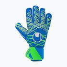 Uhlsport Aquagrip HN Torwarthandschuhe pazifisch blau/fluo grün/w