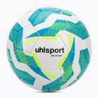 Fußball uhlsport Lite Soft 350 weiß/hellblau/fluo gelb Größe 5